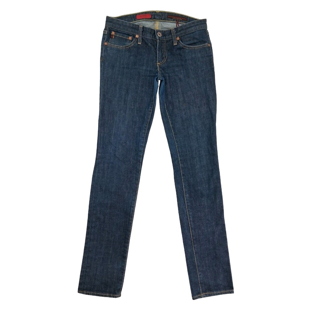 AG Adriano Goldschmied Stilt Jeans Womens 26R Blue Low Rise Skinny Stretch Denim